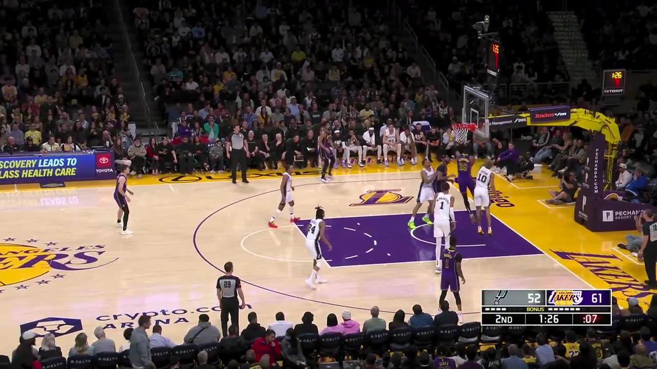 Los Angeles Lakers vs San Antonio Spurs Full Game Highlights | February 23, 2024