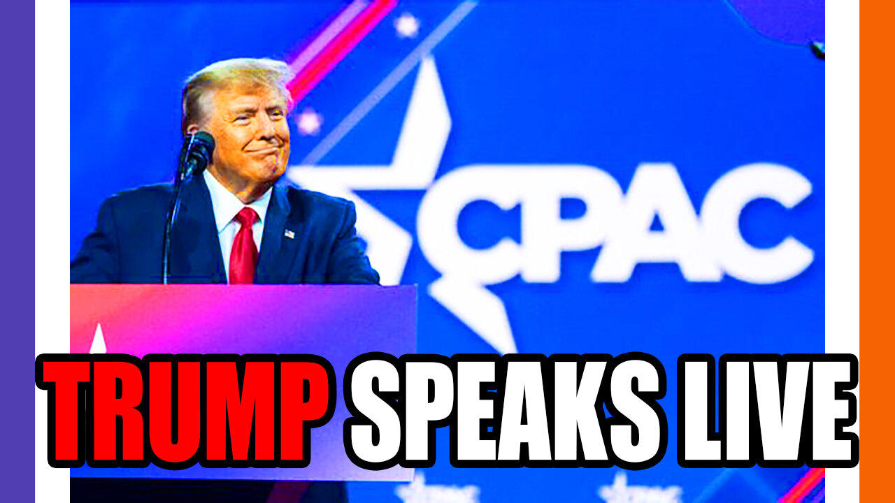 🔴LIVE: Trump Speaks Live At CPAC 🟠⚪🟣