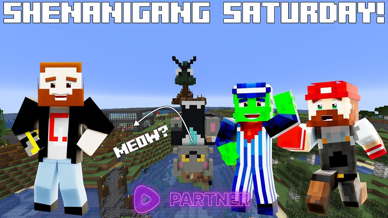 Pine's Mineshaft Base, Yelling at Sky_Bry, and More! - Shenanigang SMP | Rumble Partner