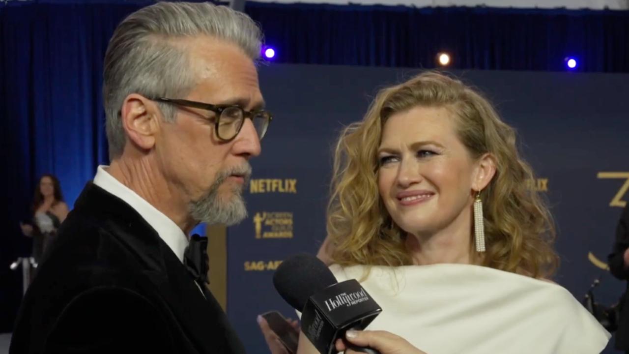 Alan Ruck and Mireille Enos Talk Bittersweet Feeling of Seeing 'Succession' Cast Mates Again | THR Video