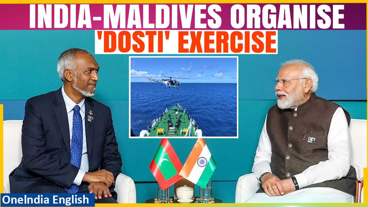 India, Maldives & Sri Lanka Enhance Naval Coordination with 'Dosti' Exercises| Oneindia News