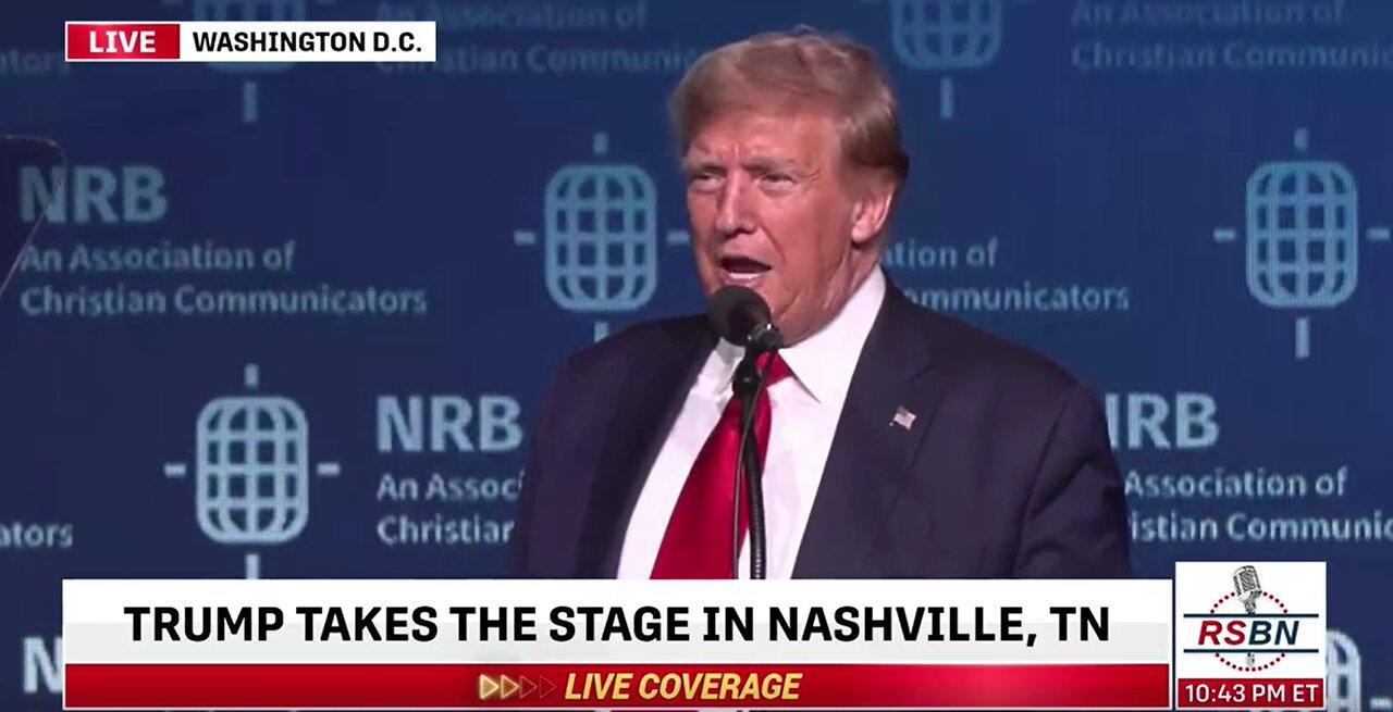 President Donald Trump National Radio Broadcasters Speech Nashville, Tennessee 02/22/24