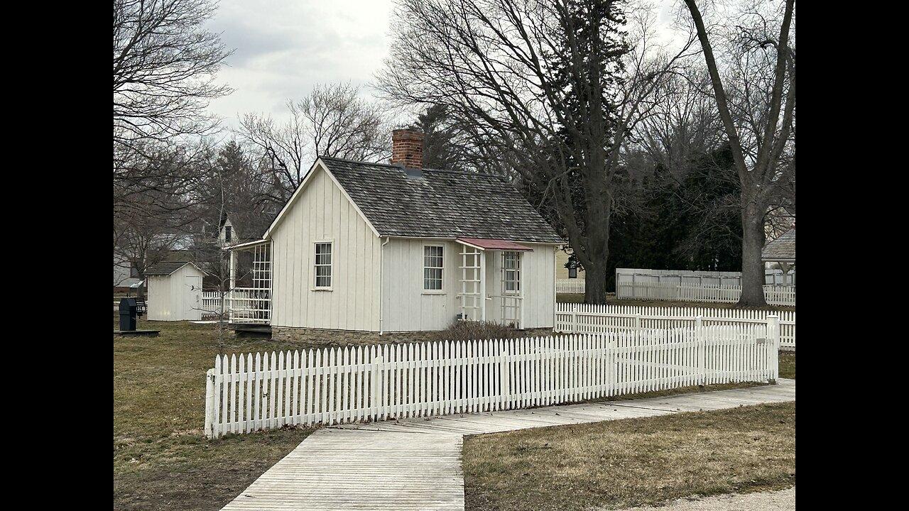 President Herbert Hoover birthplace. West Branch, IA. 2/23/24