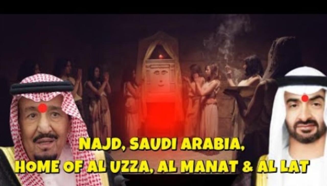 SAUDI ARABIA AND UAE WILL RETURN TO IDOL WORSHIP - HORNS OF SATAN RISING FROM NAJD