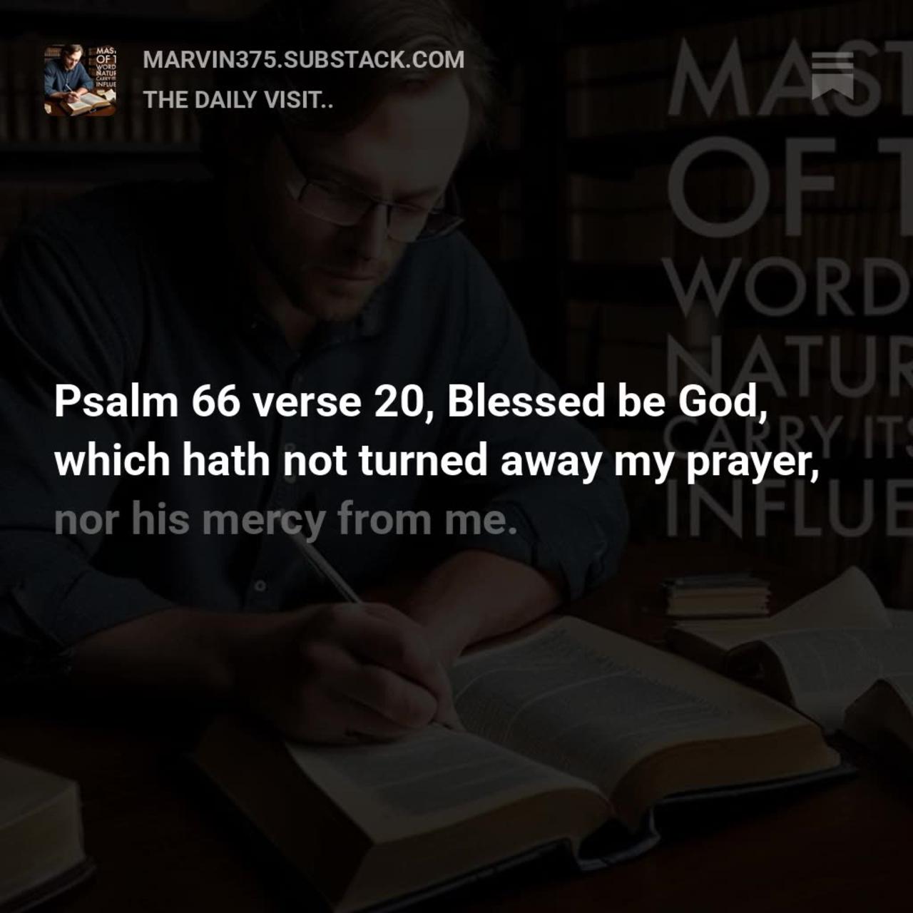 Psalms 66:20 - One News Page VIDEO