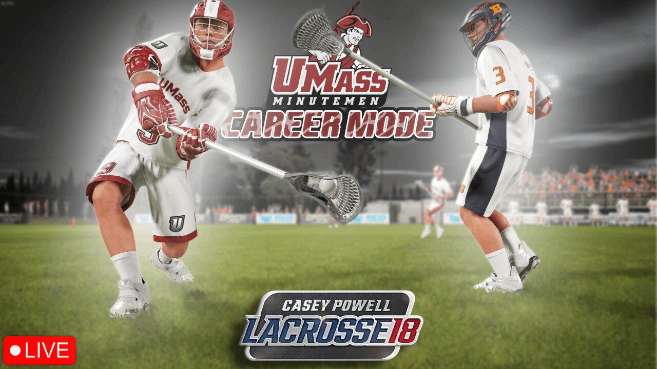 LIVE🔴 | LAX BRO?! | UMASS Career | Casey Powell Lacrosse 18 | #RumblePartner