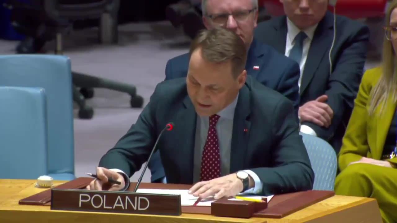 The Polish FM totally destroyed the Russian ambassador and his lies at the UN Security Council