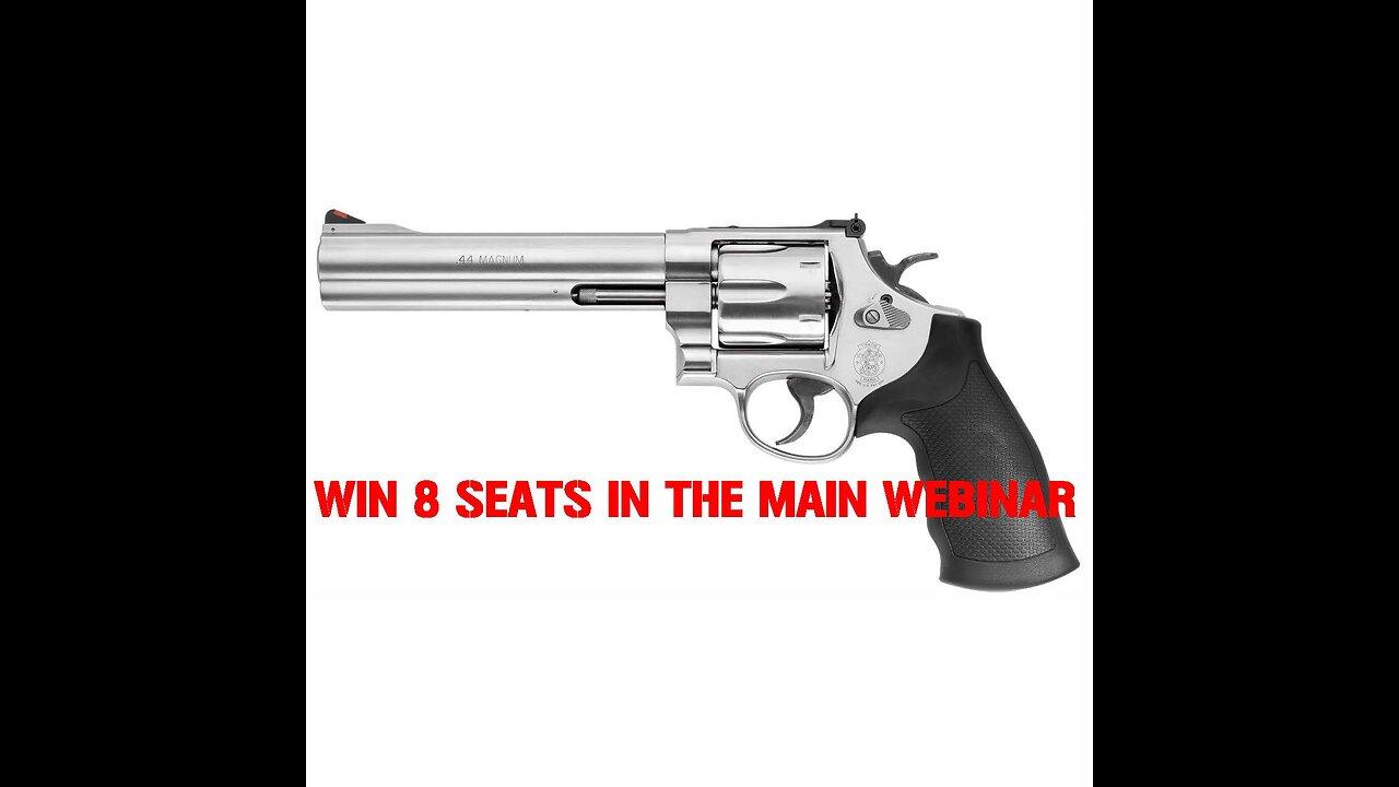 Smith & Wesson Model 629 Classic 44 Magnum MINI #3 FOR 8 SEATS IN THE MAIN WEBINAR