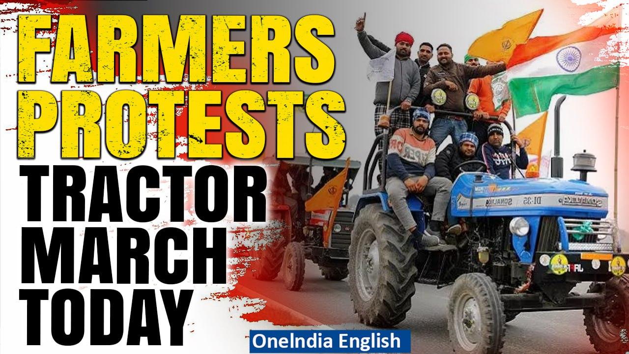 Farmer Protests: Tractor March Today, Delhi-Noida Border Braces for Heavy Traffic| Oneindia News
