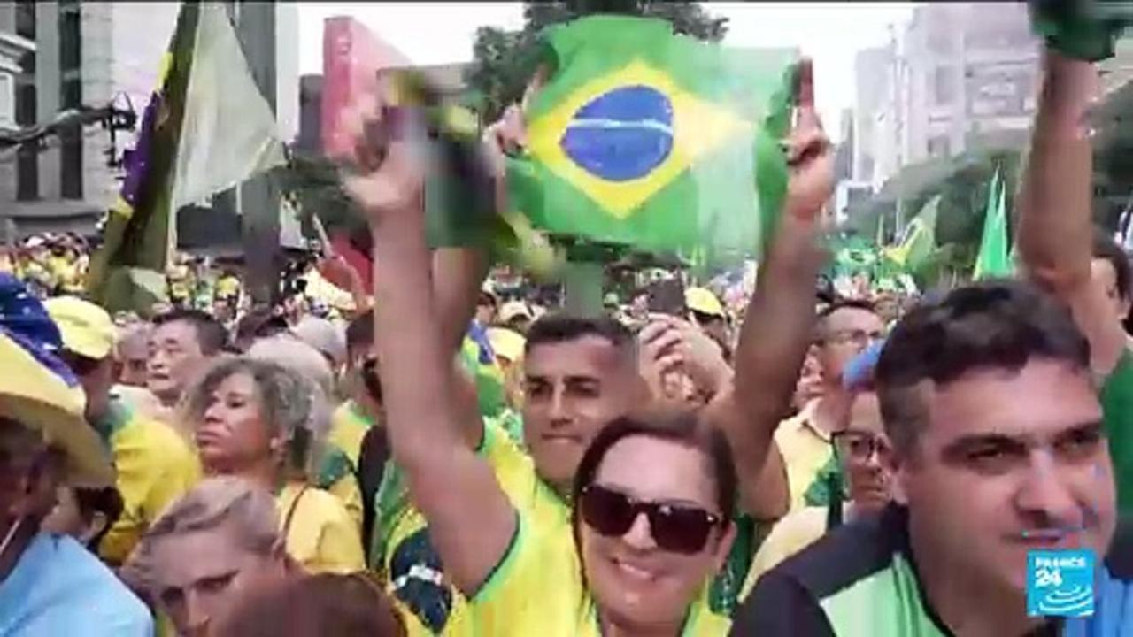 Thousands rally for Brazil's Bolsonaro amid legal firestorm