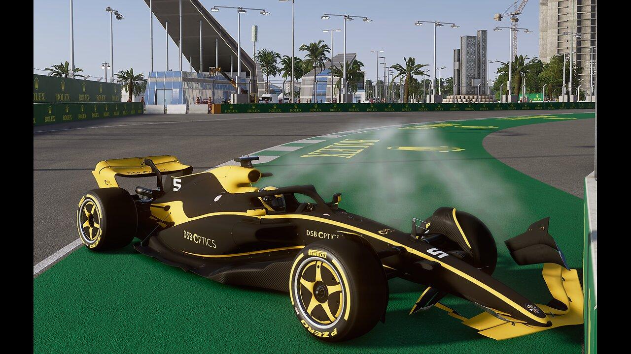 F1 Career 2023 Part 2 - Jeddah Corniche Circuit practice session