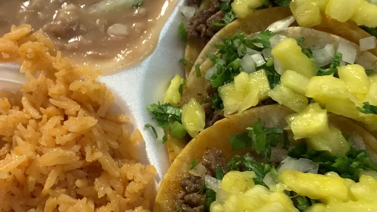 Eating Carne Asada Tacos From La Burrita Taco Truck n Phoenix!
