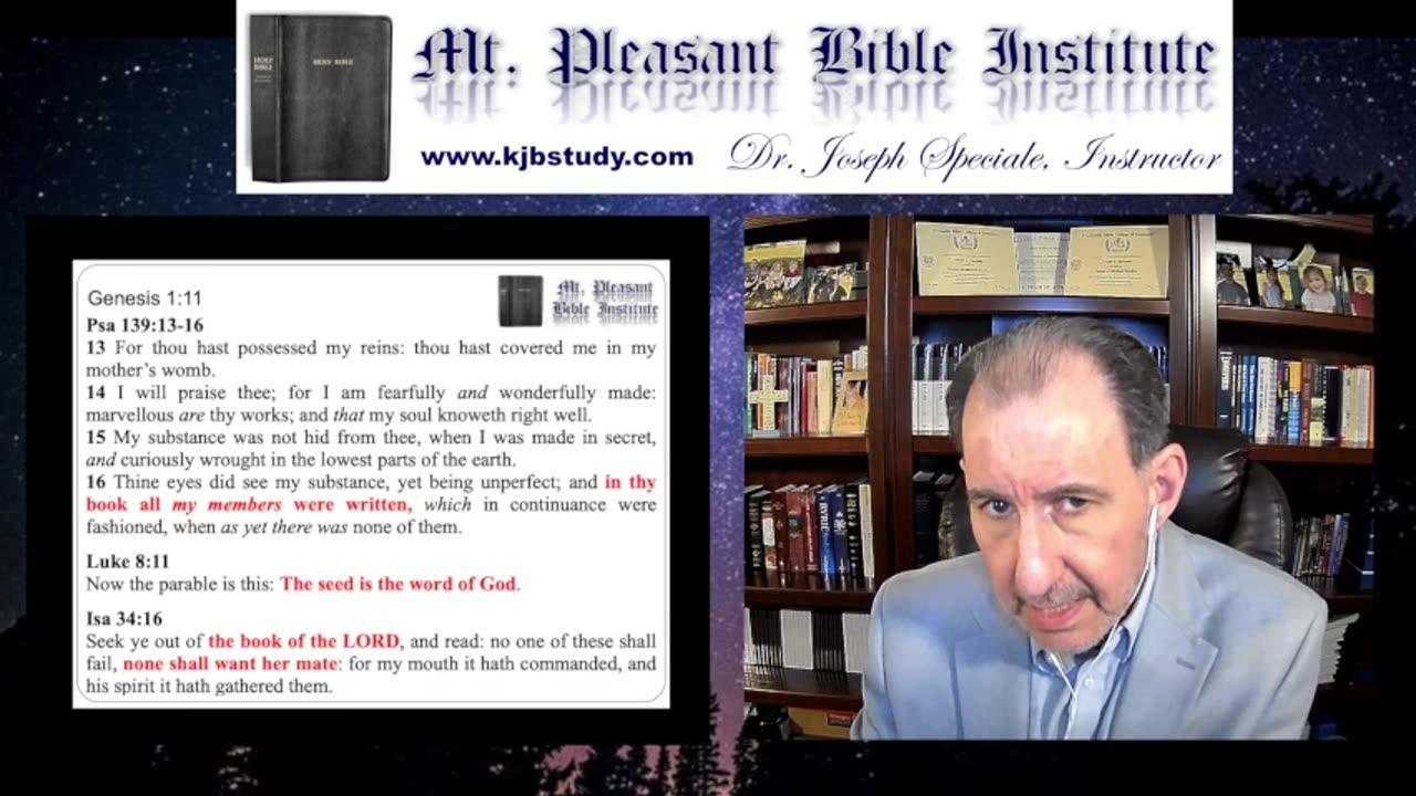 Mt. Pleasant Bible Institute (02/26/24)- Genesis 1:11