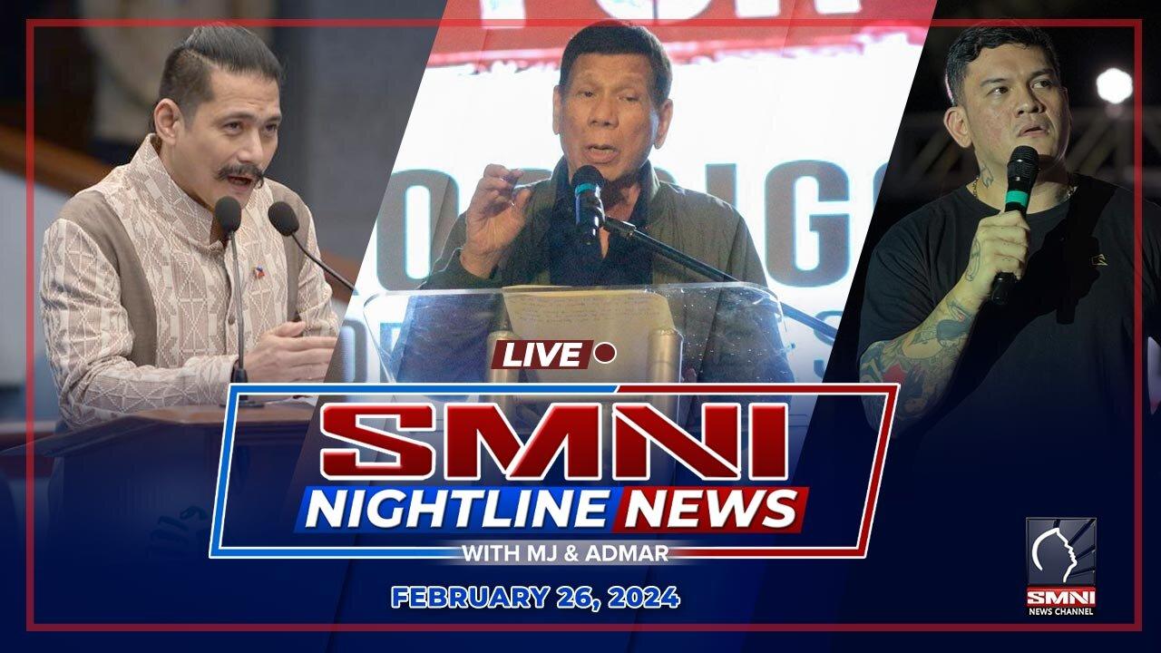 LIVE: SMNI Nightline News with Admar Vilando and Jade Calabroso | February 26, 2024