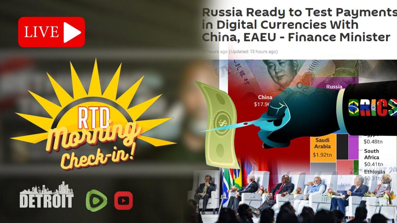 Russia To Propose "BRICS Bridge System" As NATO Hints At Adding Ukraine | Monday Morning Check-in