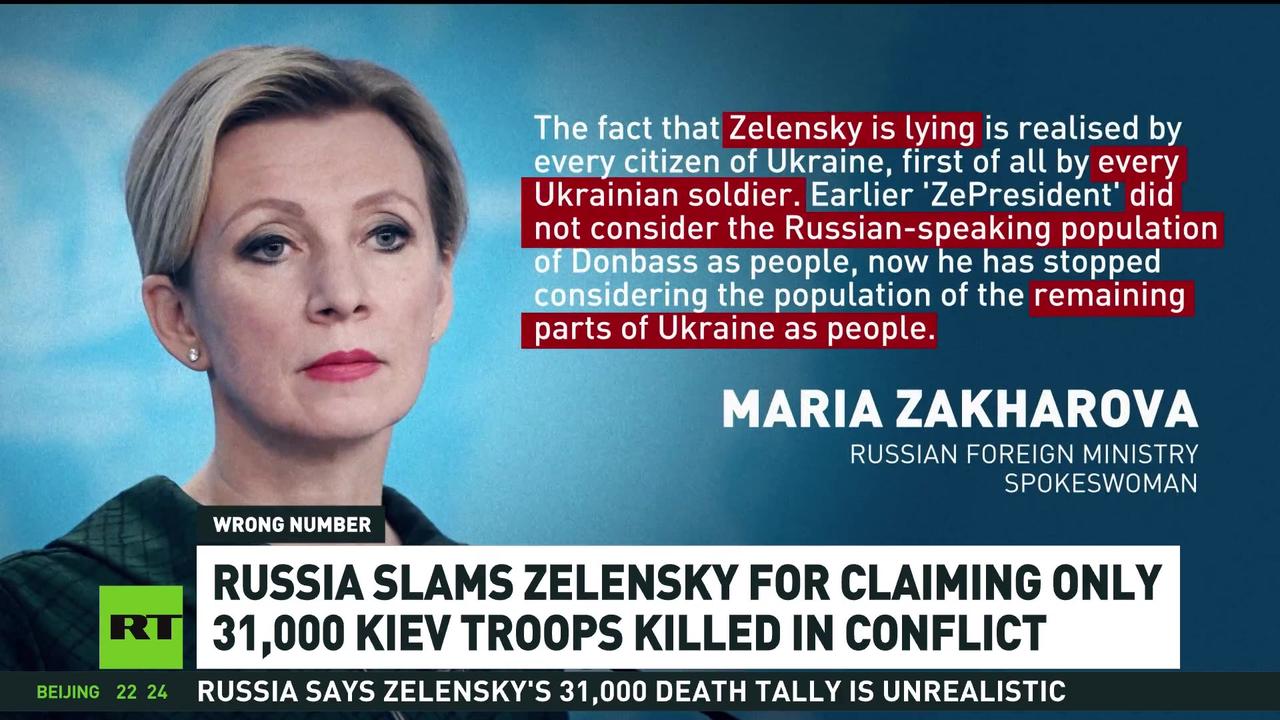 Zelensky reveals number of Ukrainian troops killed, raising eyebrows