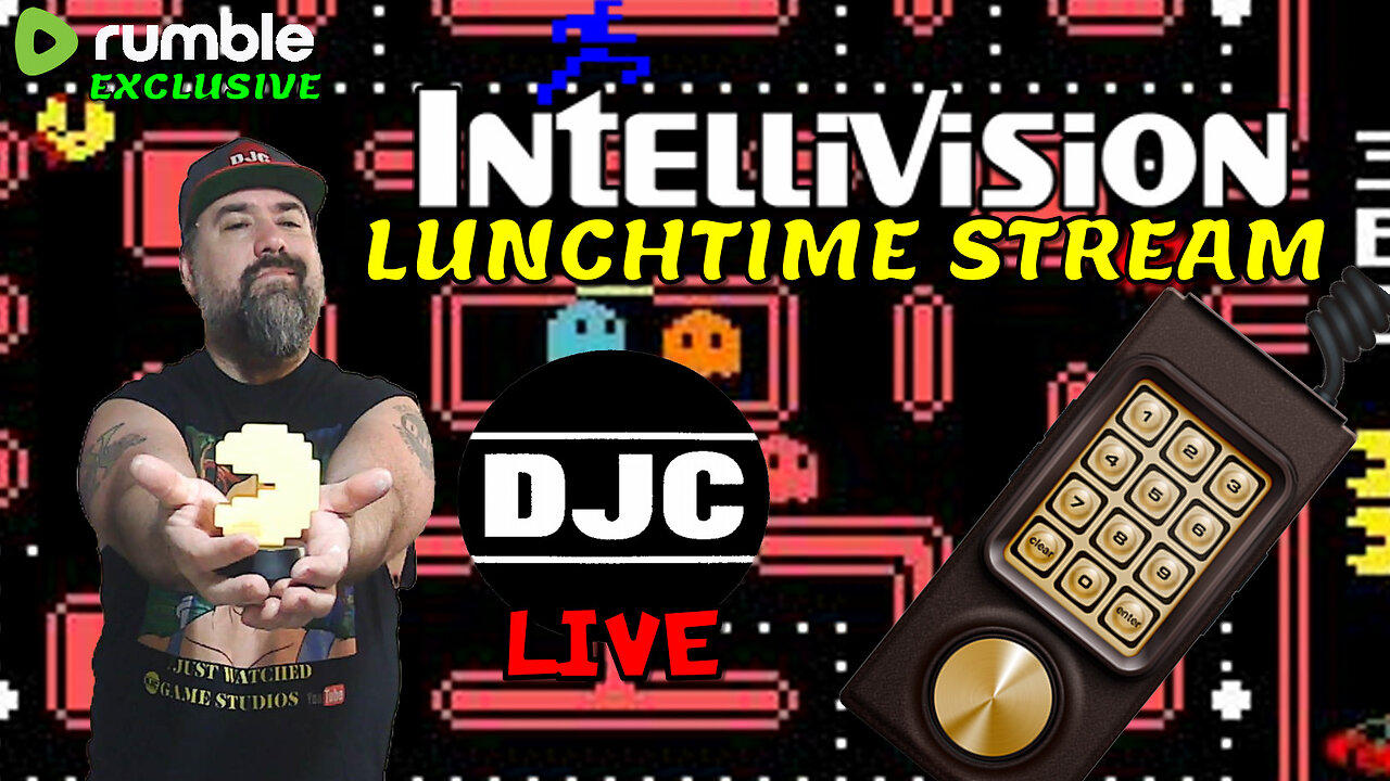 Lunchtime Stream - INTELLIVISION - Ms Pac-Man and More Classics!! - LIVE with DJC