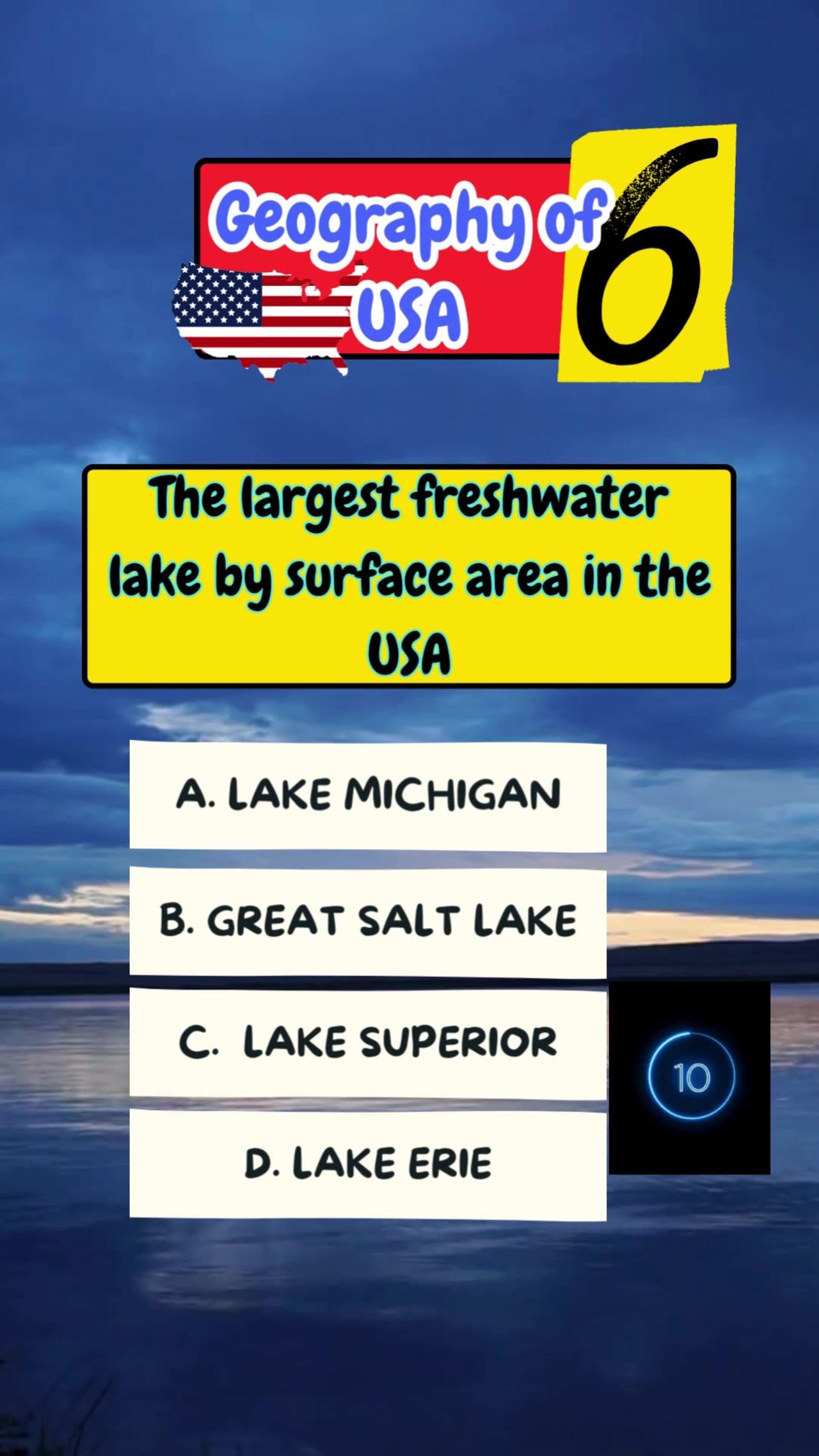 Trivia Challenge. Geography of USA 6