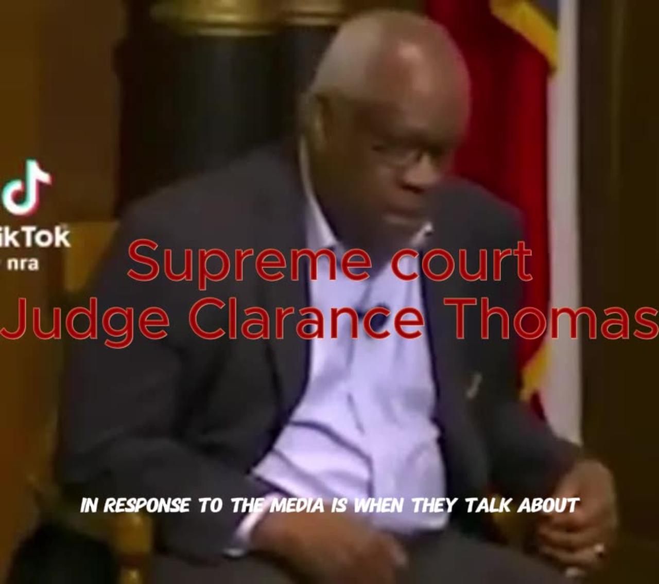 Clarence Thomas on the media