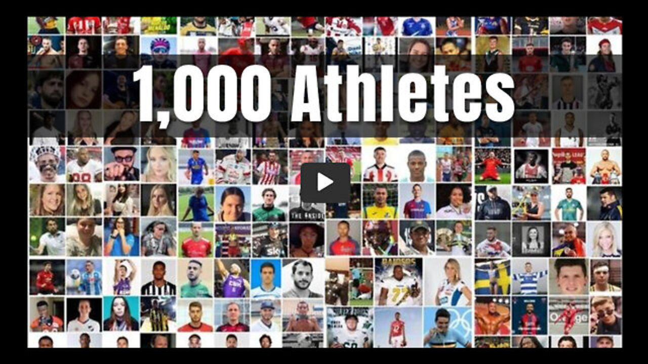 1,000 Athletes Collapsing, Dying, Heart Problems, Blood Clots - March 2021 To 2024
