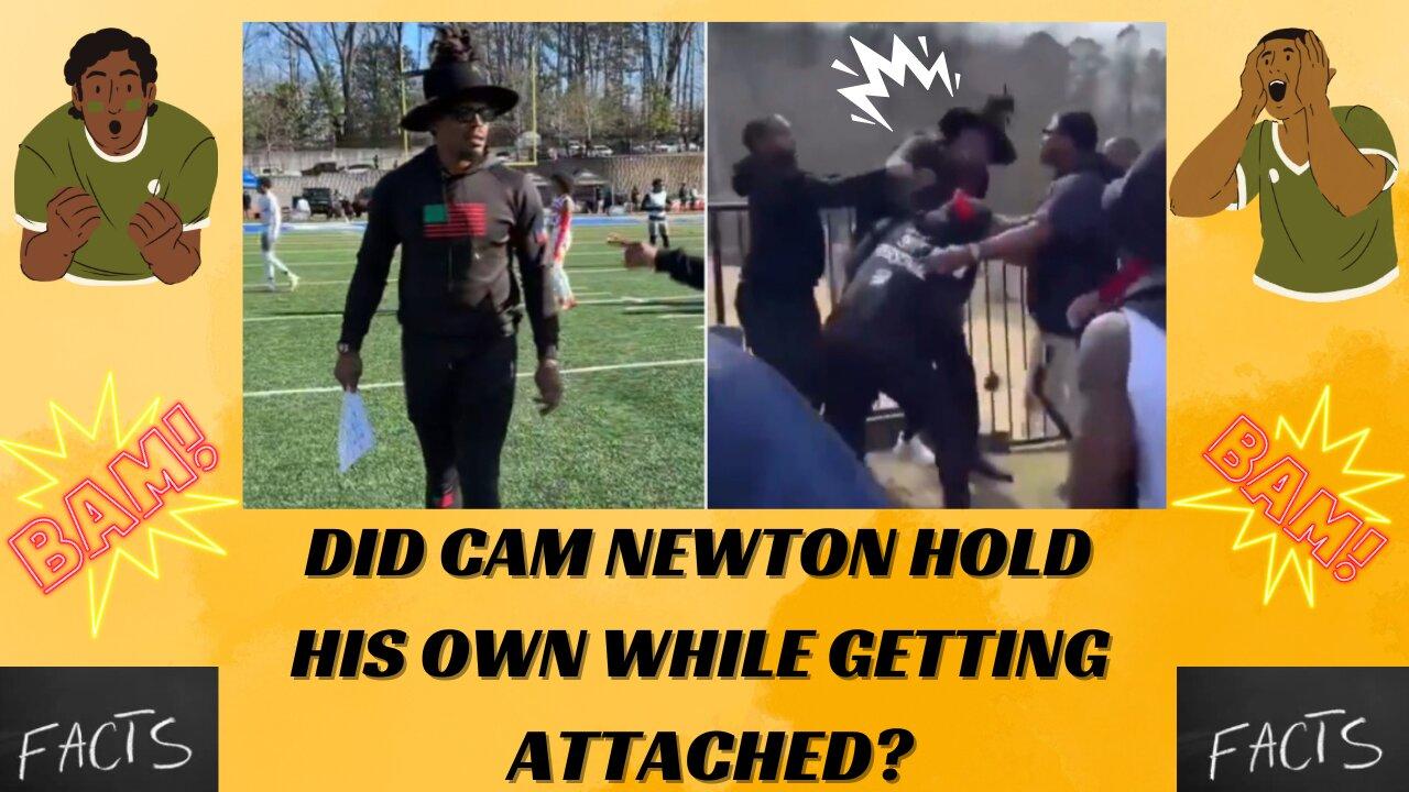 Cam Newton Got Jumped By Multiple Members Of TSP Crew At 7on7 Football Event In Atlanta