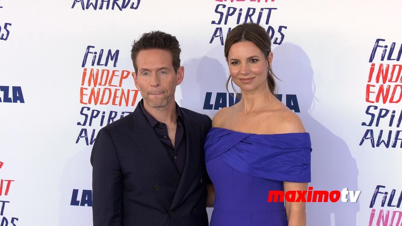 Glenn Howerton and Jill Latiano 2024 Film Independent Spirit Awards Blue Carpet
