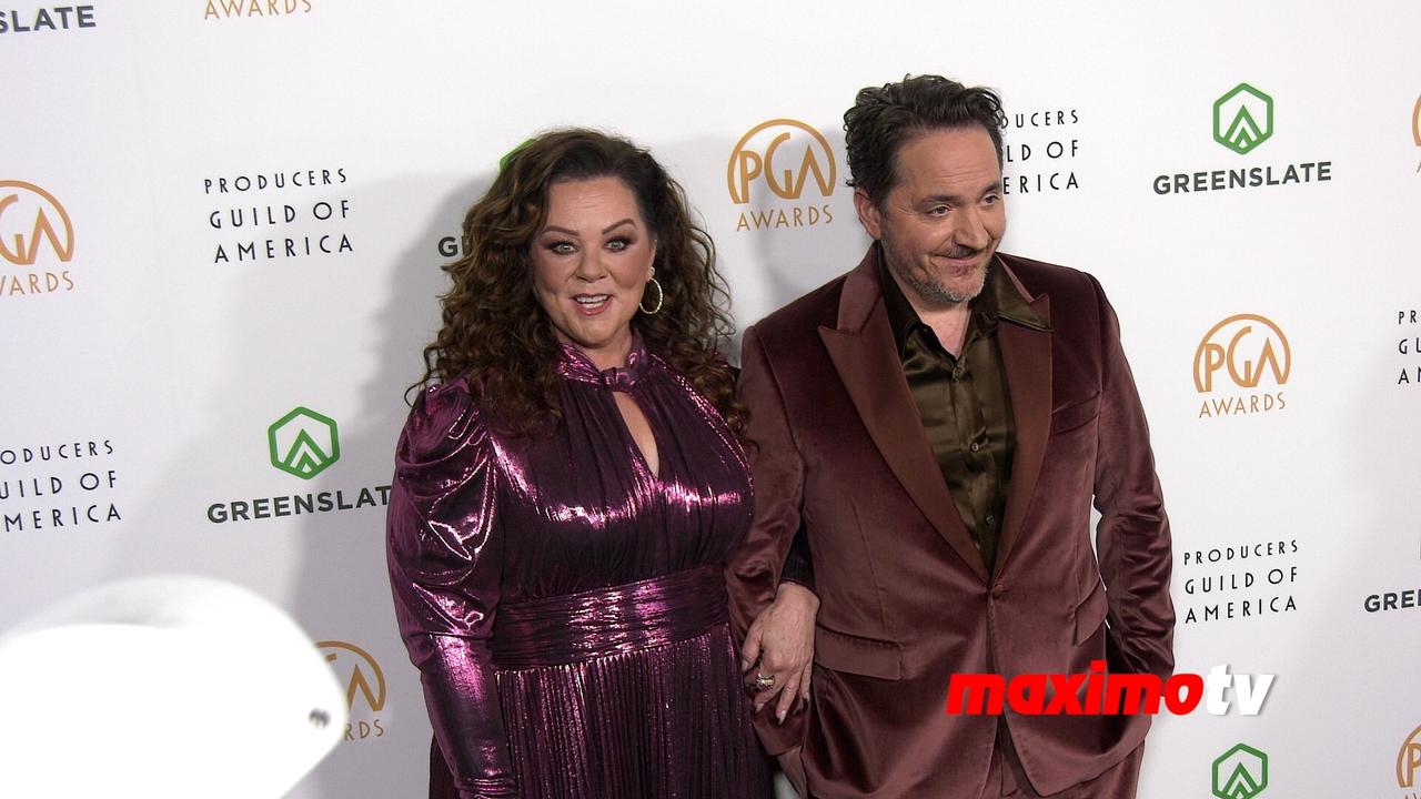 Melissa McCarthy and Ben Falcone 2024 Producers Guild Awards Black Carpet