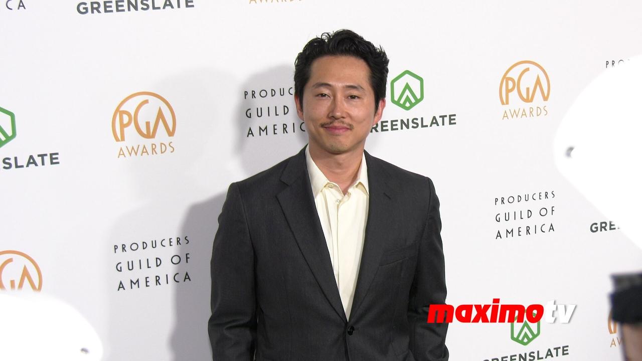 Steven Yeun 2024 Producers Guild Awards Black Carpet