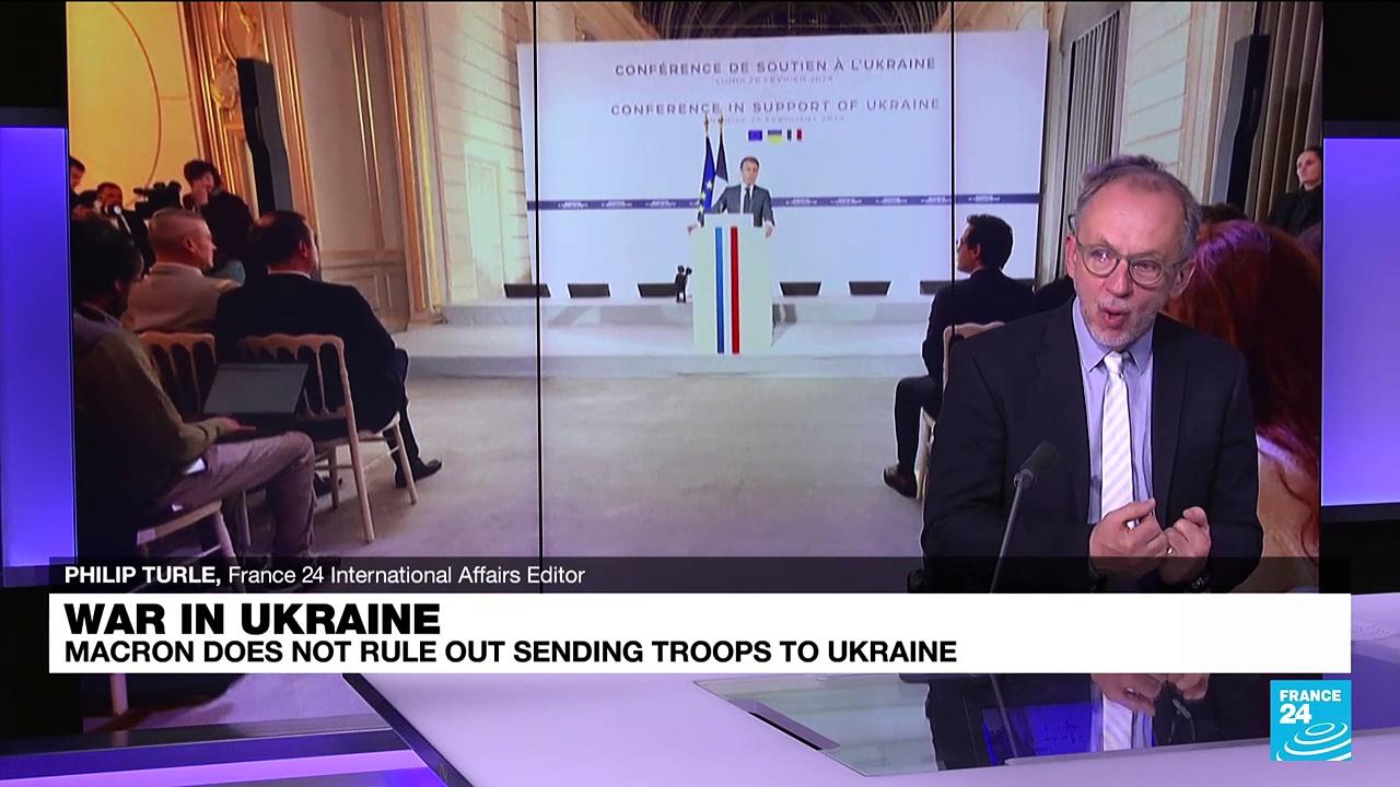Did Macron jump the gun with Ukraine troops comments?