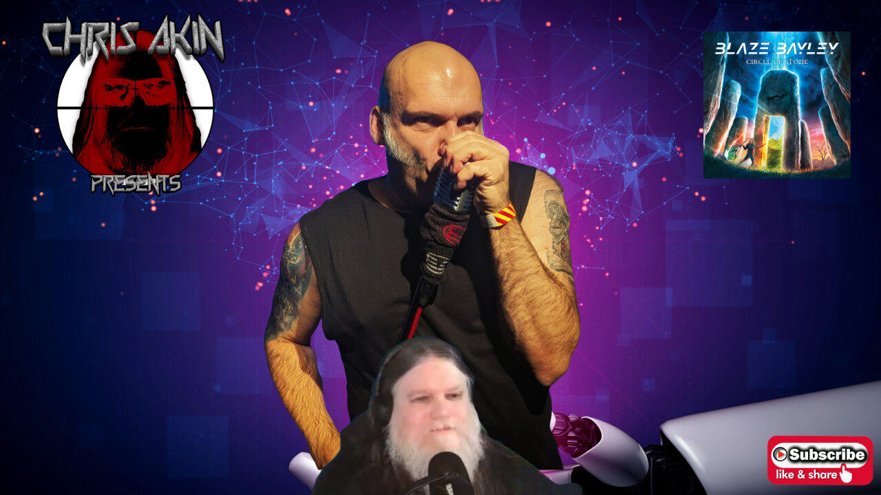 Chris Akin Presents... LIVE! 2/26/24 Blaze Bayley Unveils Circle of Stone and Survival Story!