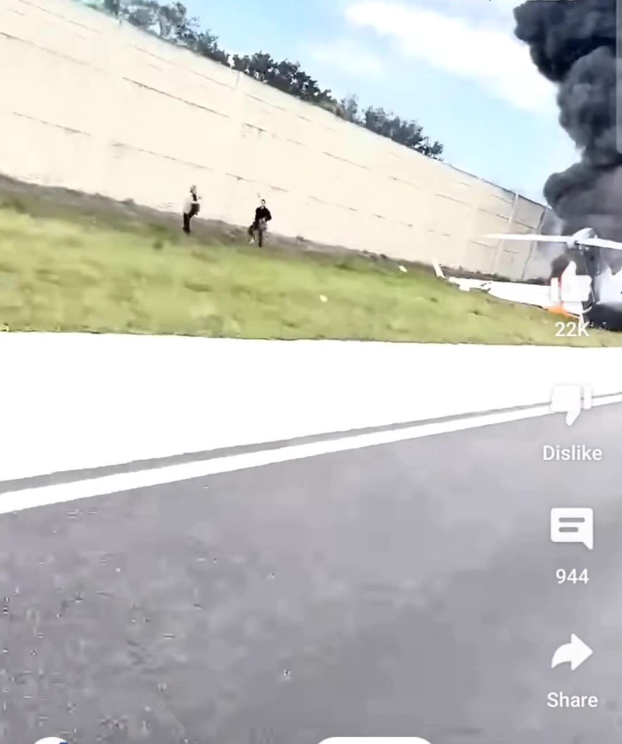 Intense Plane Crash Footage