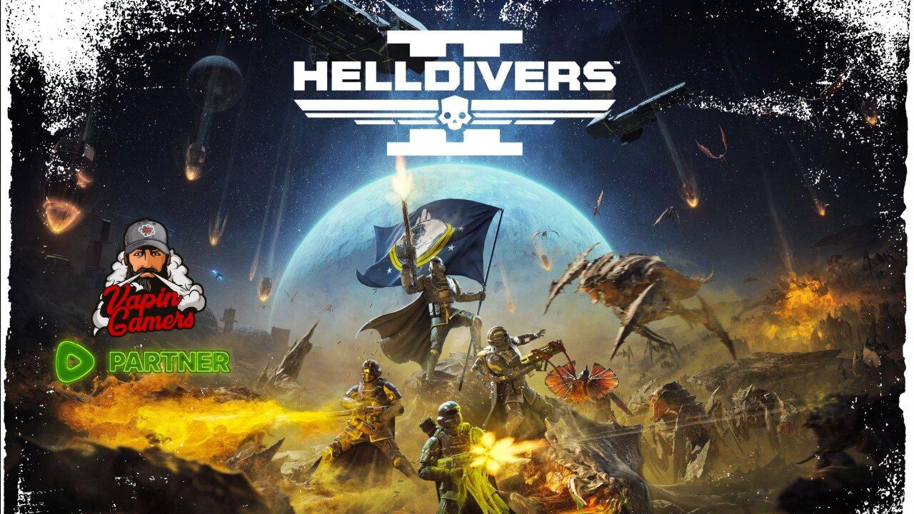 🎮🔥 HellDivers 2 - Lot's of Screaming, Yelling and Giant Bugs! 1st Time Playing