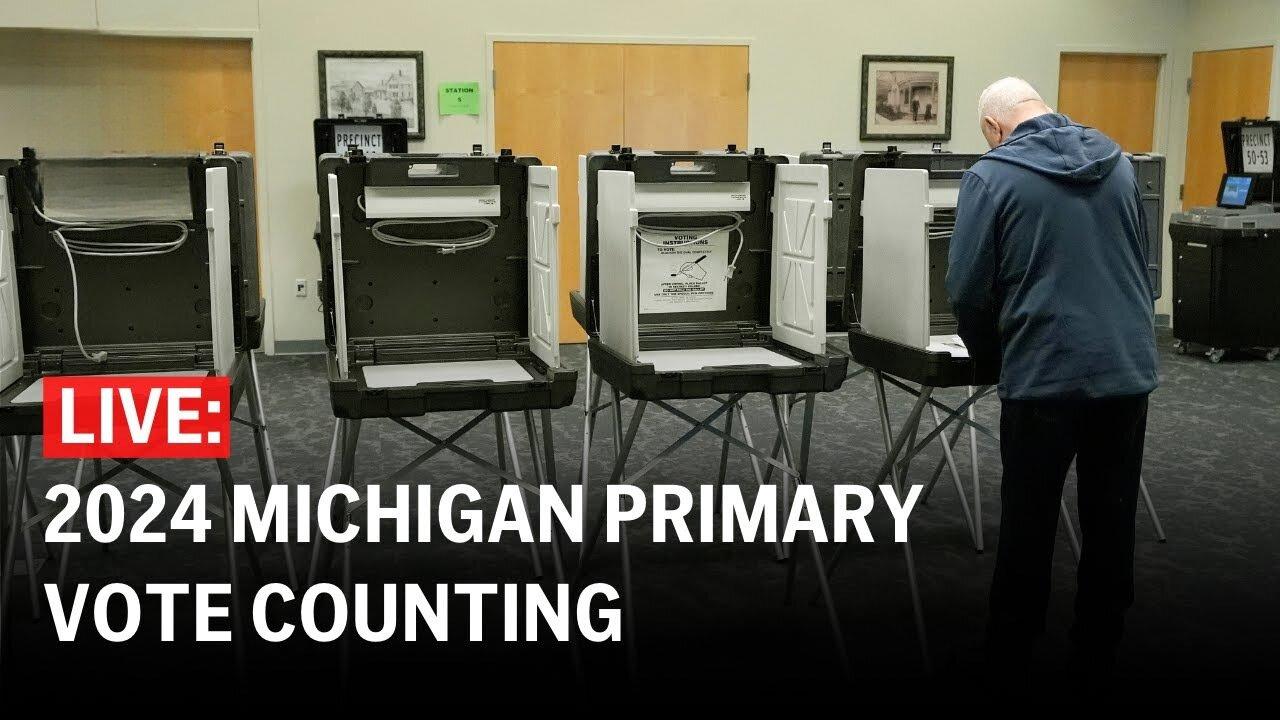 🔴 LIVE: Michigan Primary Test For Joe Biden & Donald Trump