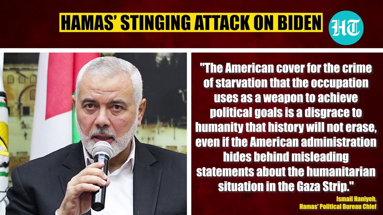 Hamas’ Direct Attack On U.S. & Israel Over Gaza Carnage; ‘History Will Not Absolve…’ | Watch
