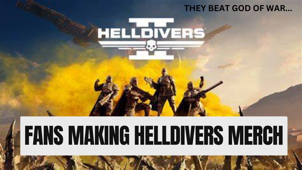 HellDivers 2 Fans Making Merch - Game Director Responds