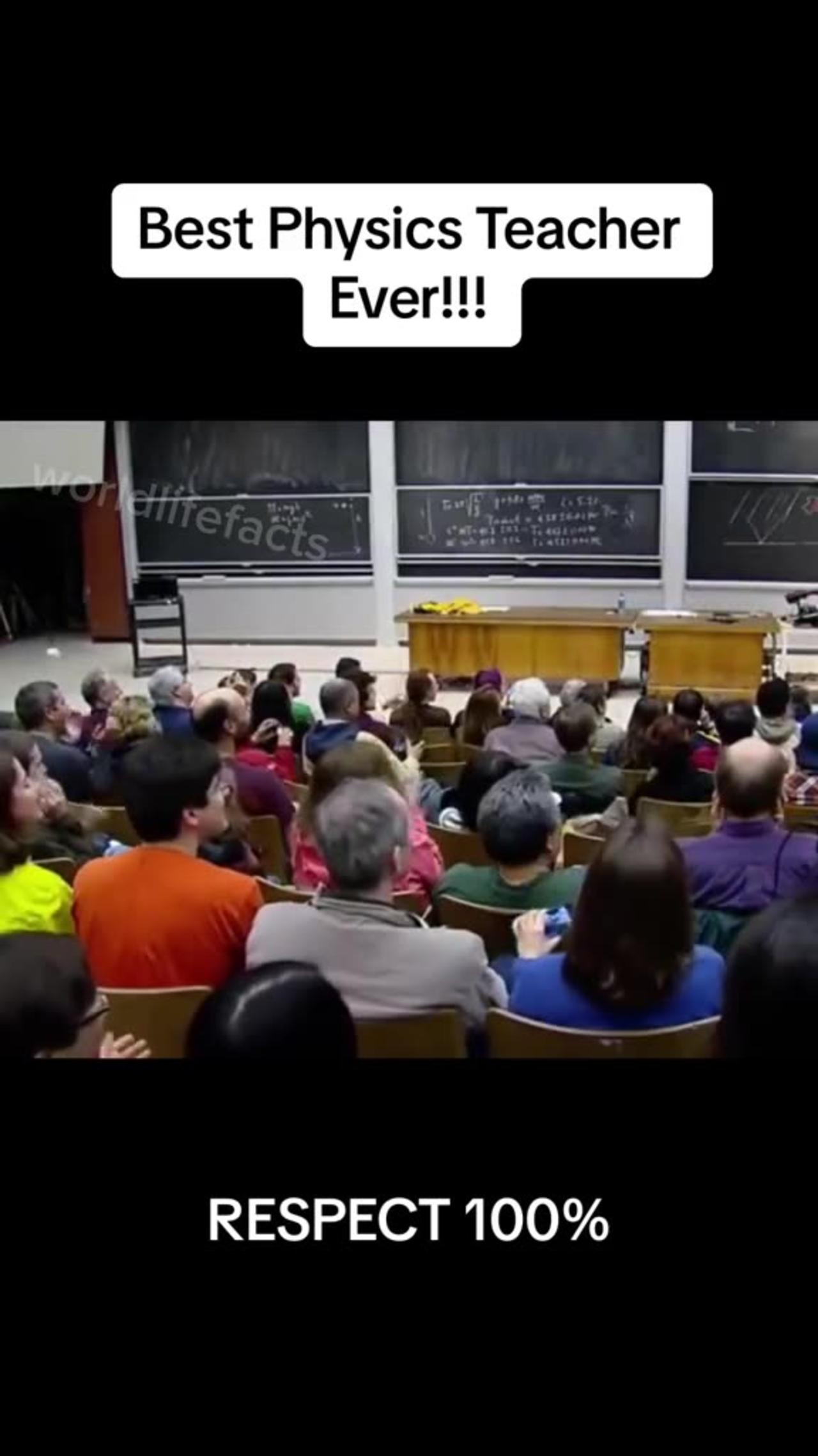 Best physics Teacher One News Page VIDEO