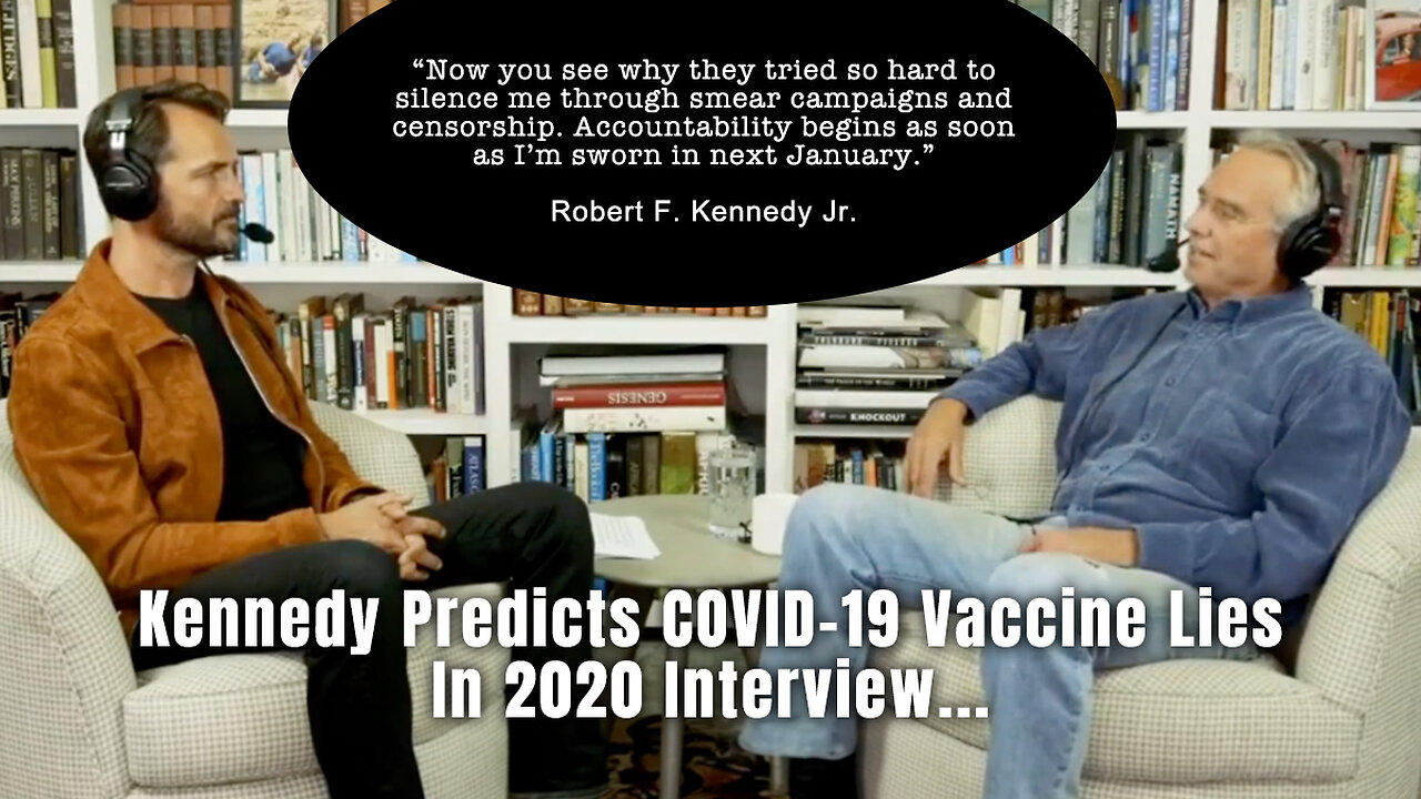 Kennedy Predicts COVID-19 Vaccine Lies In 2020 Interview...