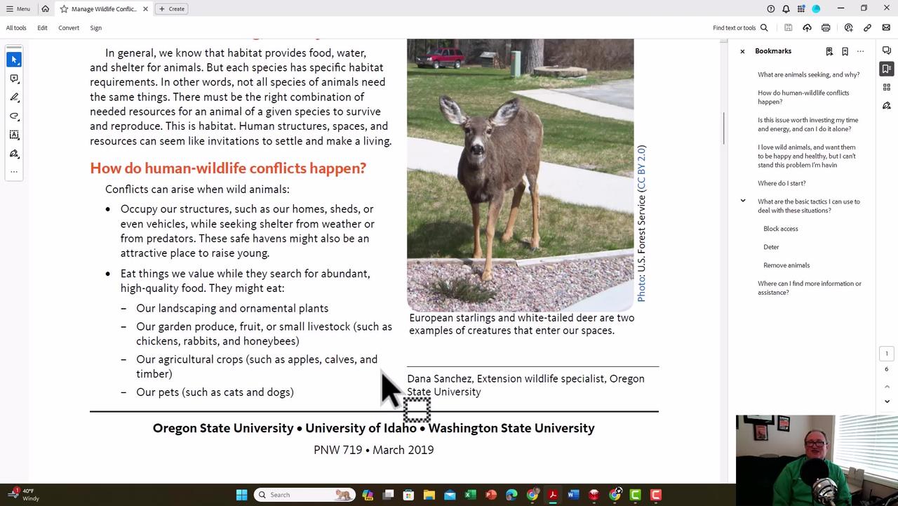 How to explain wildlife control options to your customers