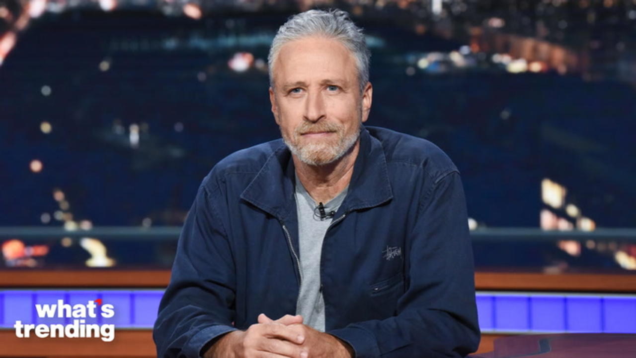 Jon Stewart Gives Emotional Goodbye to His Dog Dipper