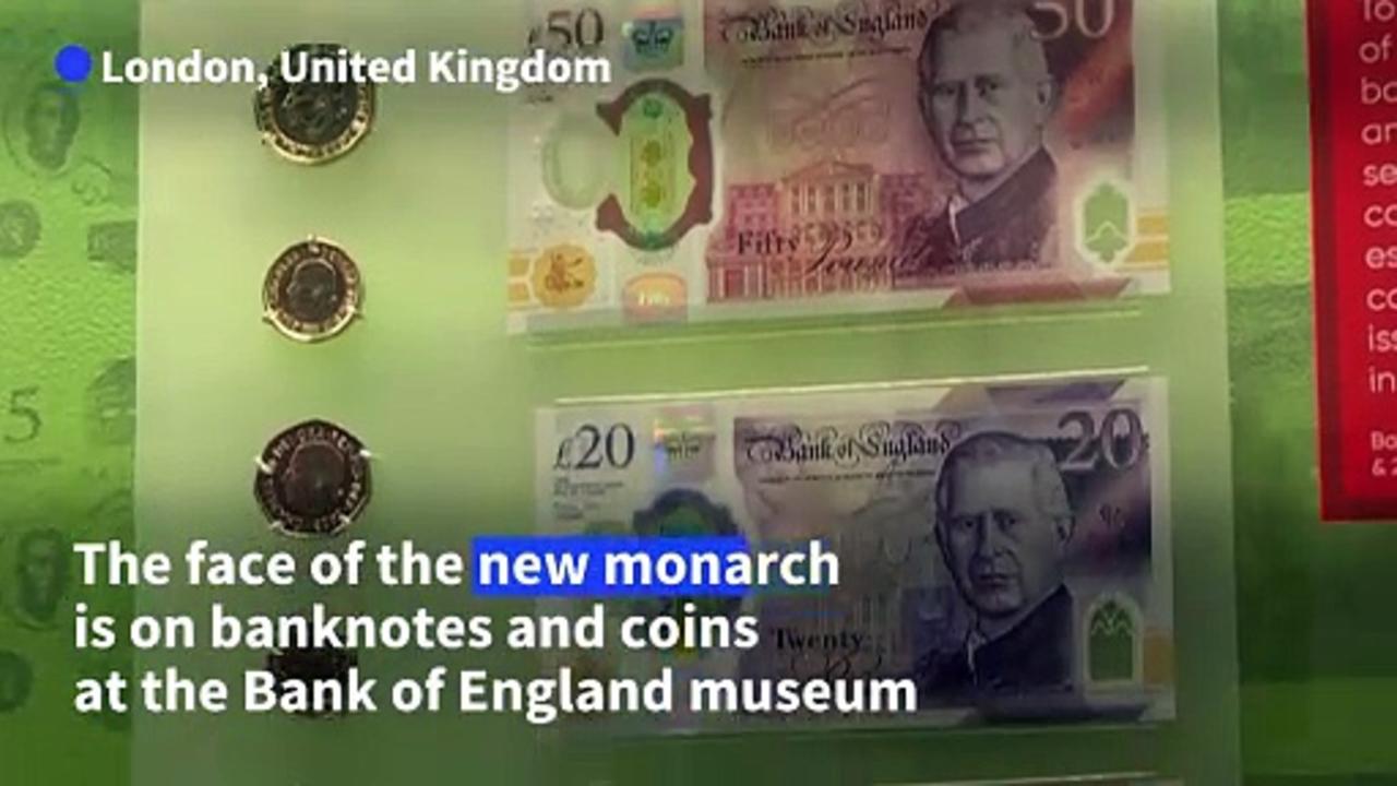 King Charles banknotes go on display