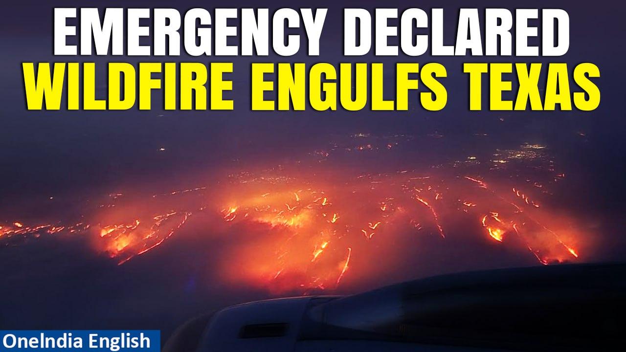 Texas Wildfire: Emergency Declared as Wildfires Devastate Texas’ Panhandle| Oneindia News