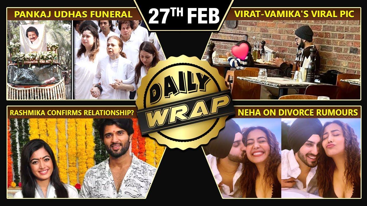 Pankaj Udhas Funeral, Virat and Vamika's Viral Pic, Rashmika Confirms Relation With Vijay Top 10 News