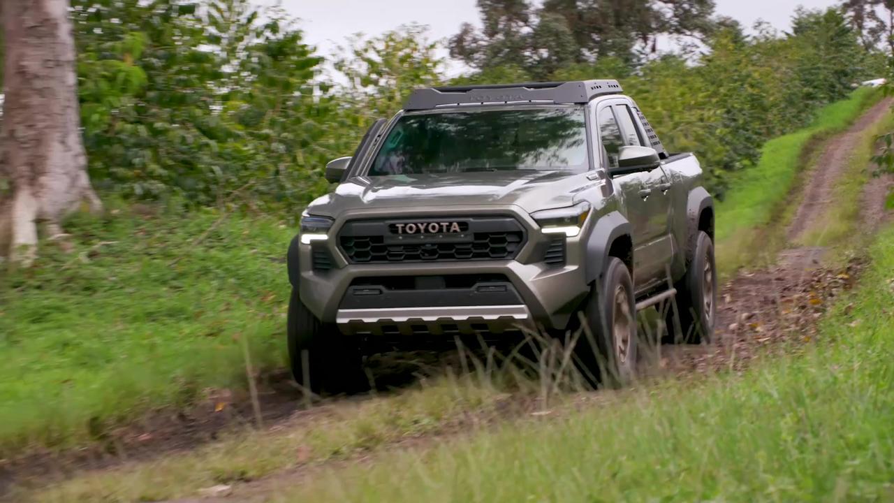 2024 Toyota Tacoma Trailhunter in Bronze Oxide Driving Video