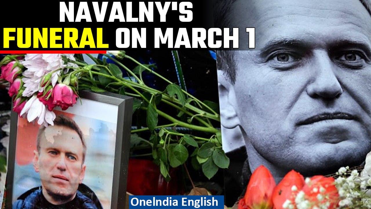 Alexei Navalny’s funeral to be held on March 1 in Moscow, confirms spokesperson | Oneindia News