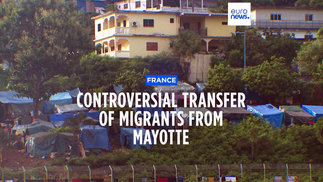 French overseas territory of Mayotte moves hundreds of refugees to mainland France