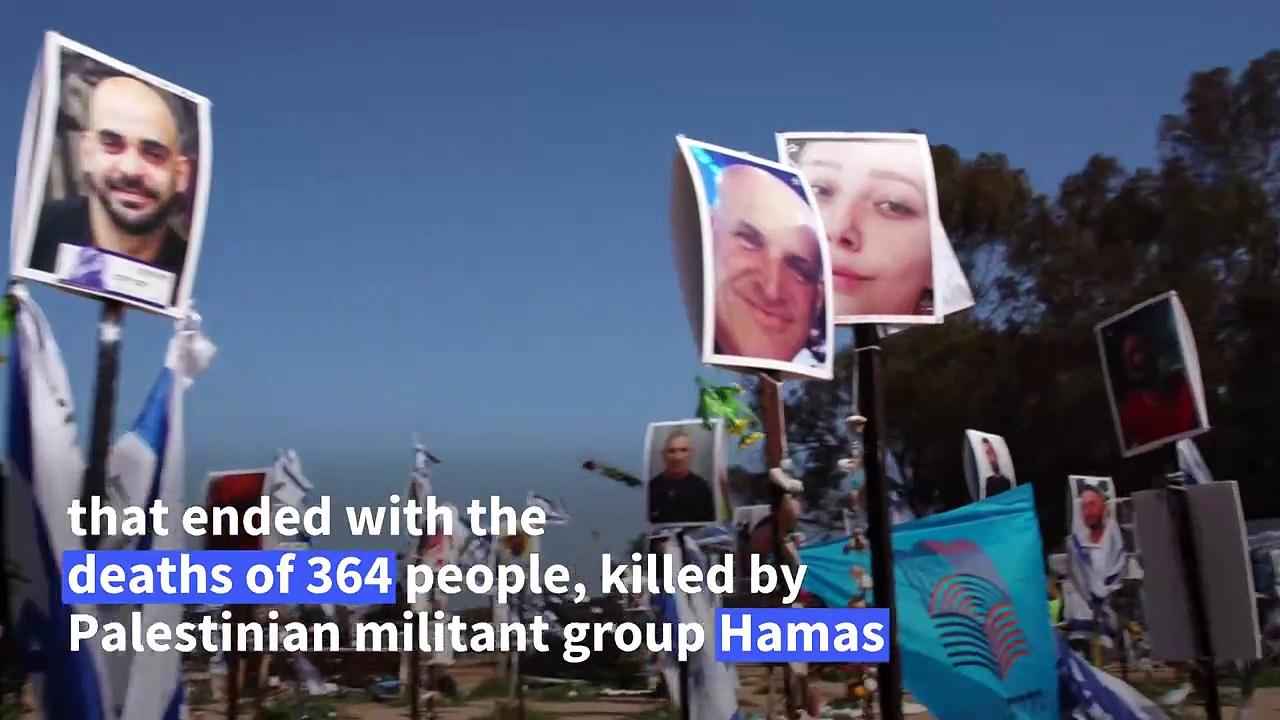 Israelis mourn Hamas attack dead at Supernova festival memorial