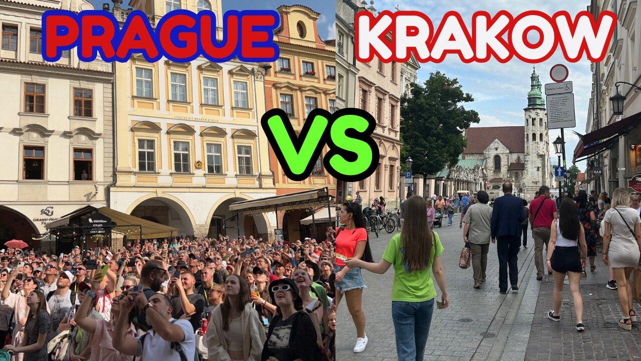 PRAGUE 🇨🇿 vs KRAKOW 🇵🇱 Which city is BEST? 🤔