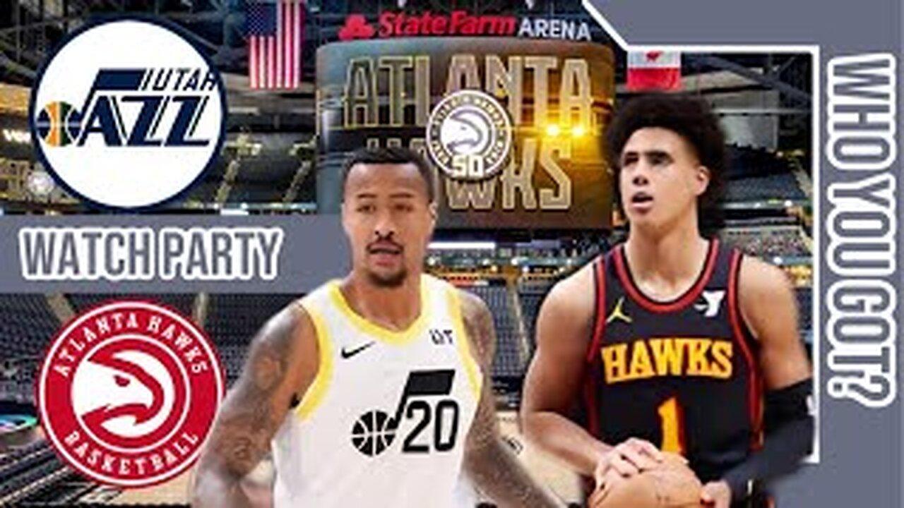 Utah Jazz vs Atlanta Hawks | Live Watch Party/Play by Play | 2023 season Game