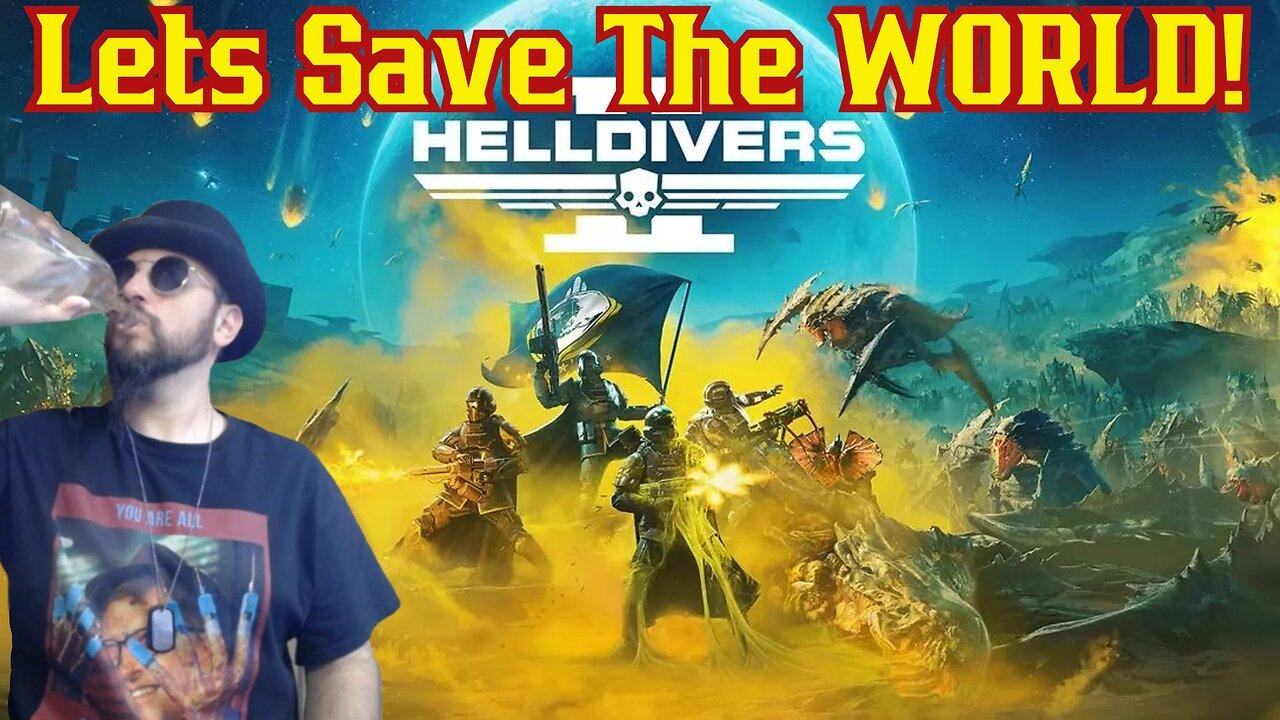 I SUCK At This Game!  Helldivers 2 First Playthrough! Late Night Gaming With The Common Nerd