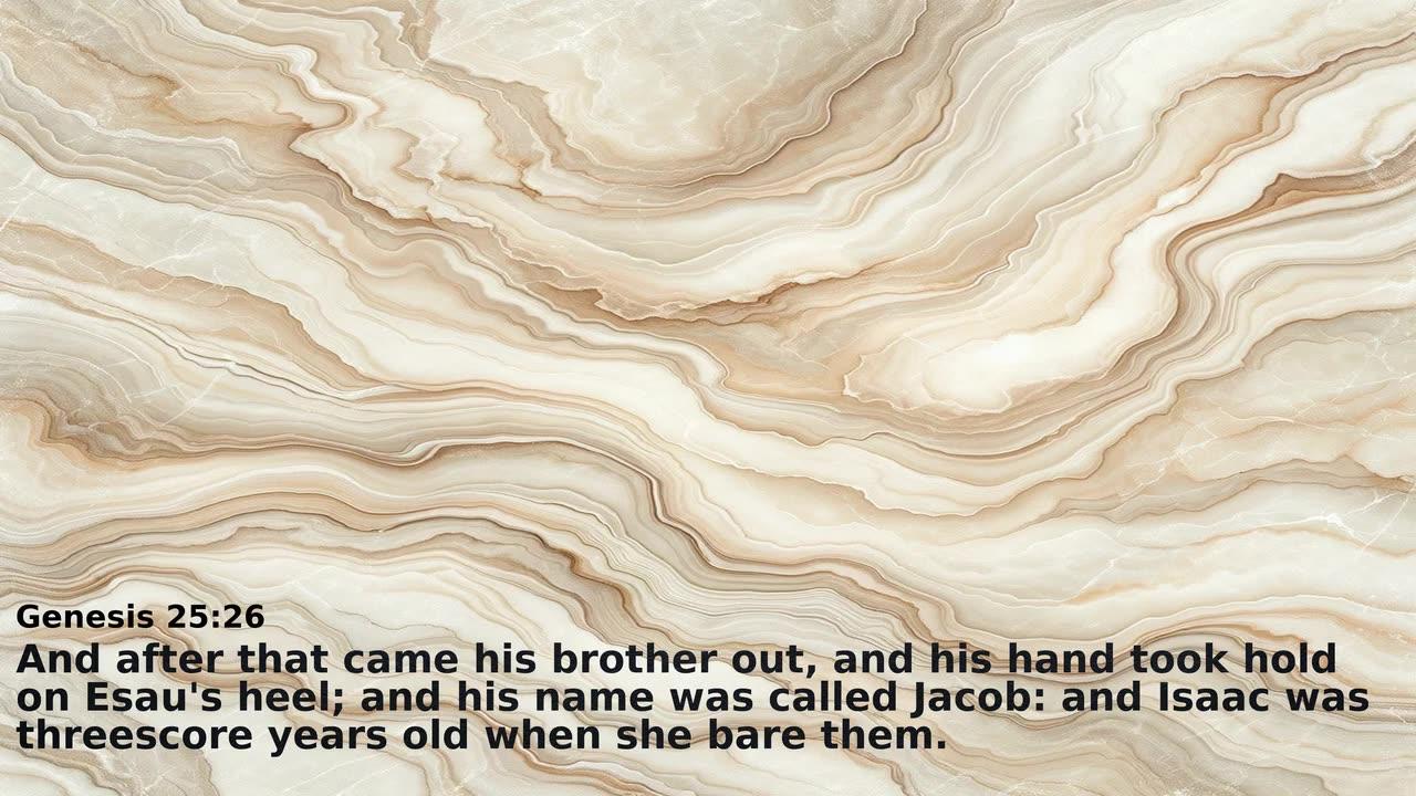 Genesis 25 KJV Drawn by AI